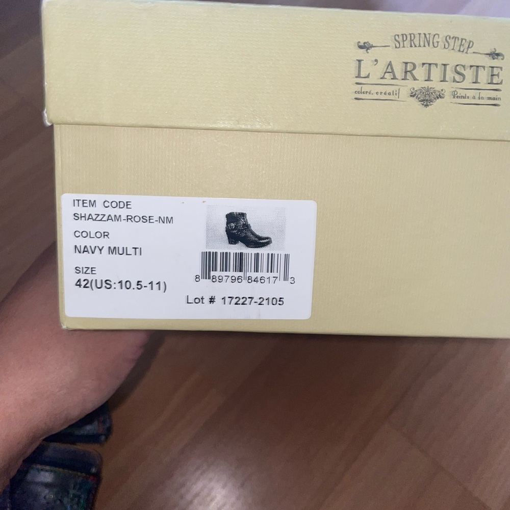 Women’s Spring Step L’ artiste Shazam bootie size 42 - Picture 5 of 9